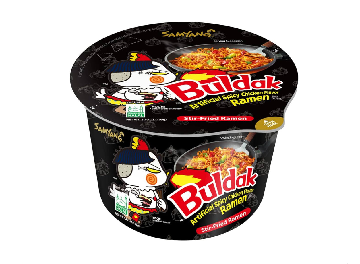 Samyang Hot Chicken Stir Fried Ramen Soup Bowl - Korea