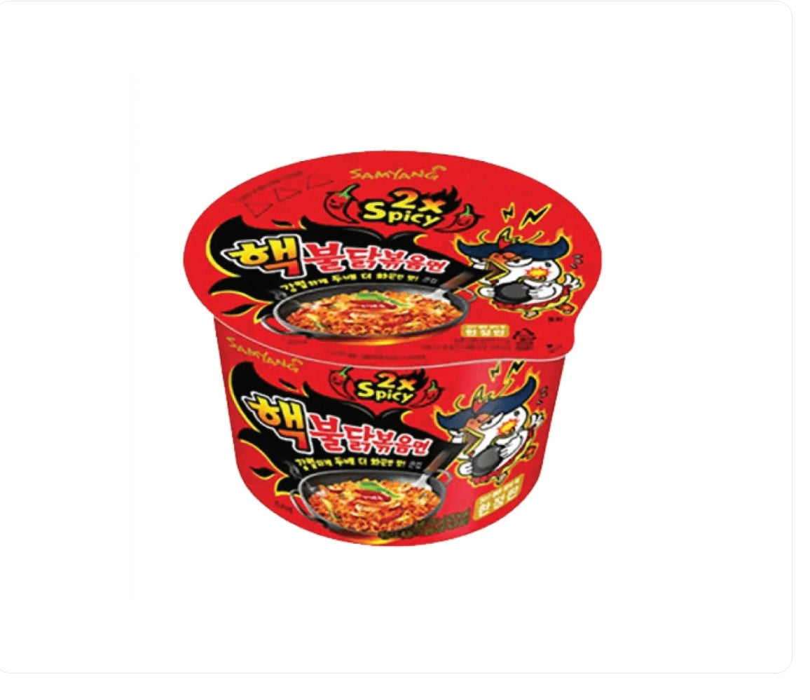 Samyang Hot Chicken 2x SPICY Ramen Soup Bowl - Korea