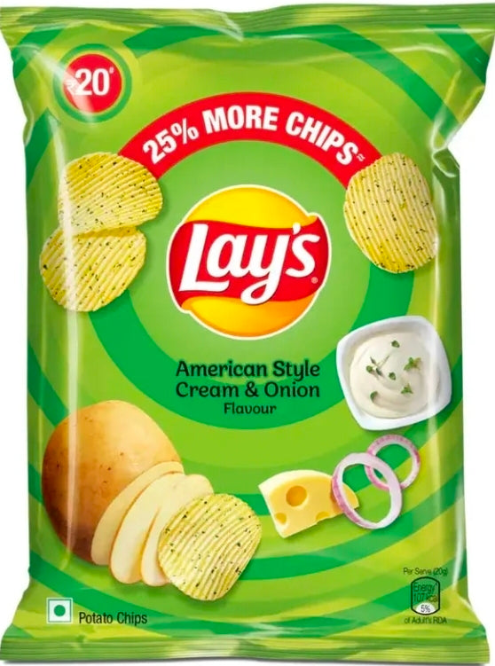 Lays Cream&Onion - INDIA