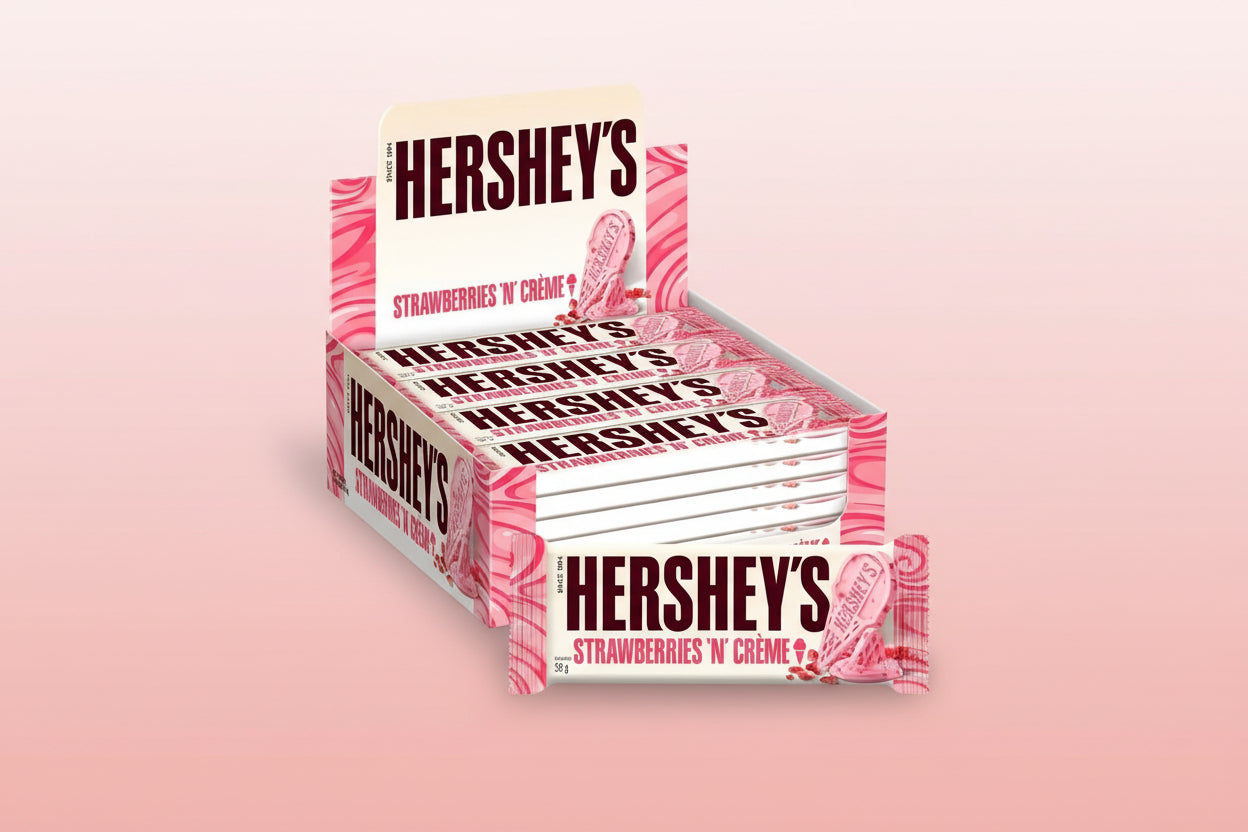 Hershey's Strawberries 'N' Creme Candy Bars (39g)