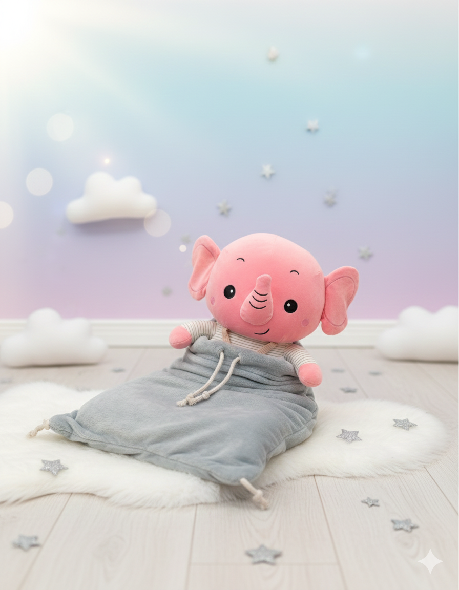 The SnugglePouch™: 2-in-1 Teddy & Blanket Set