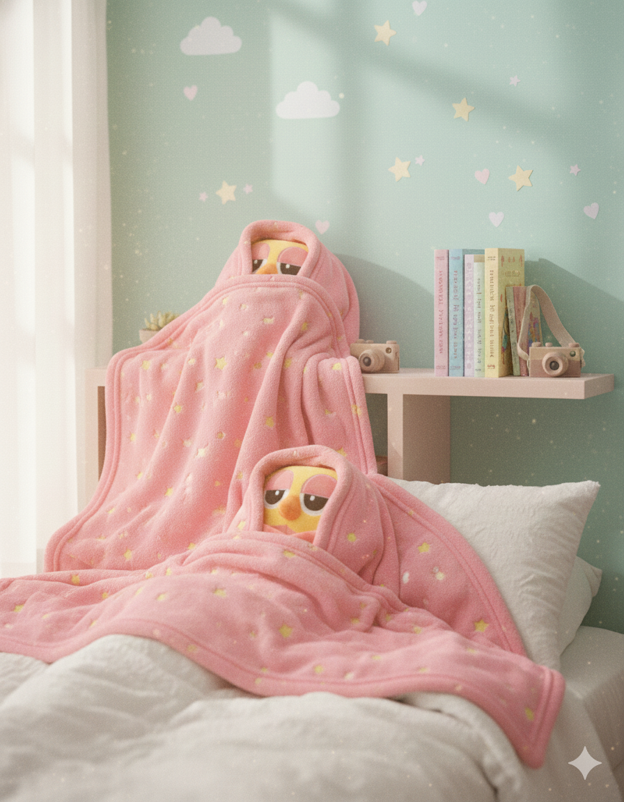 Sleepy Owl 2-in-1 Plush & Blanket Set