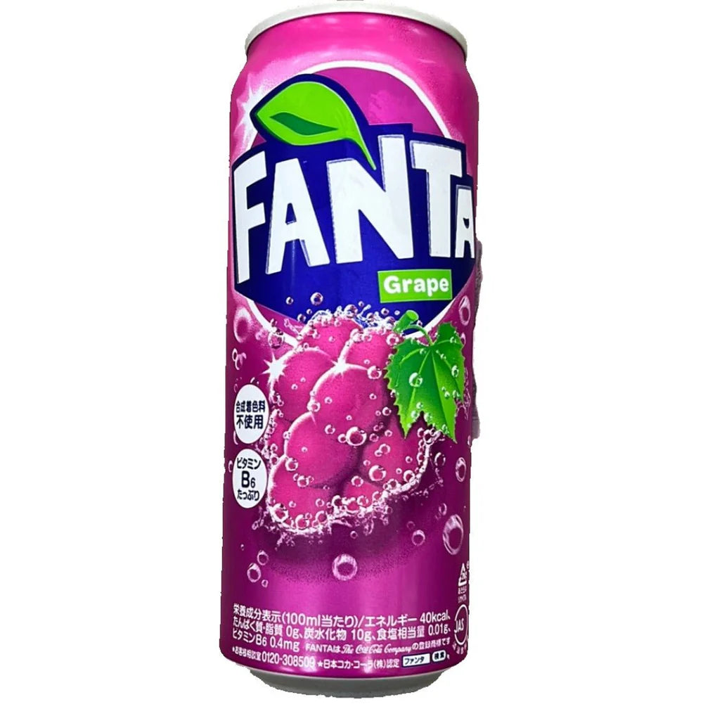 Fanta Grape Can - JAPAN(500ml)