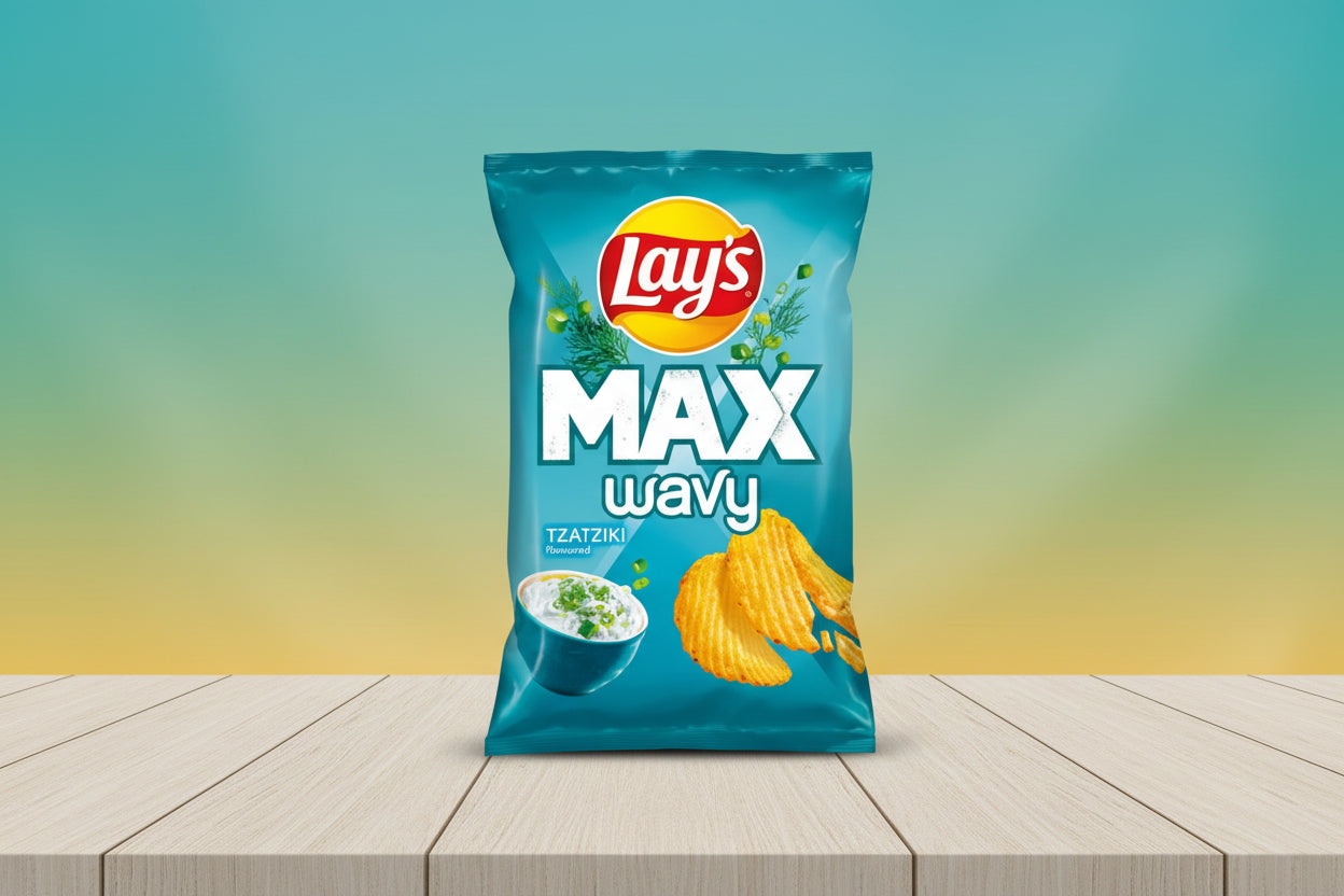 Lay’s MAX Wavy: Tzatziki Flavour